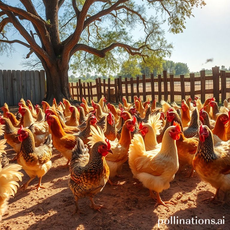 how do chickens stay cool